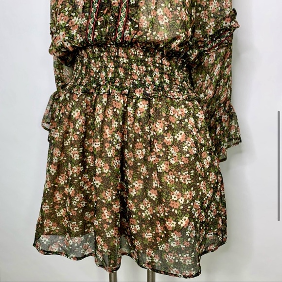 Zara Floral Beaded Dress - Picture 4 of 4